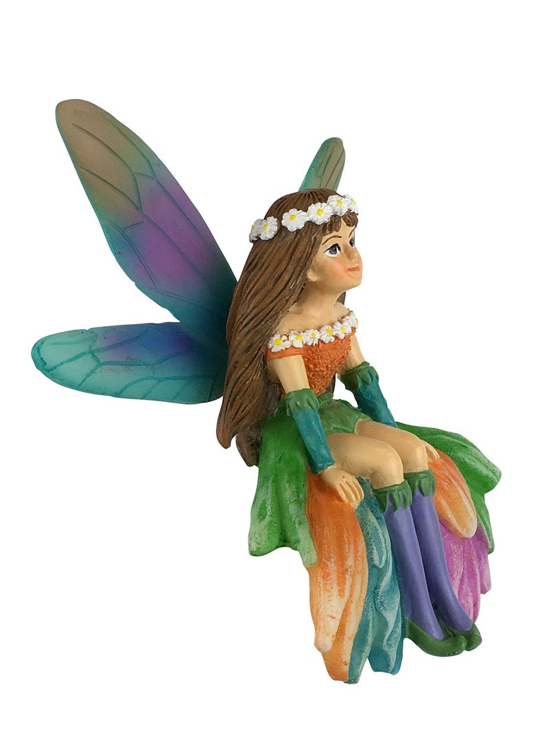 GlitZGlam Daisy The Gorgeous Miniature Fairy for Your Fairy Garden/Miniature Garden - Image 3
